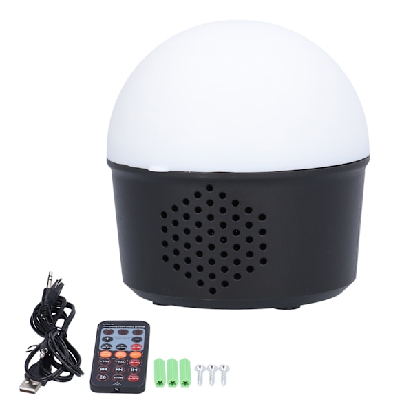 Yöprojektorin valo Bluetooth-musiikkikaiutin LED-valo kaukosäätimellä juhliin