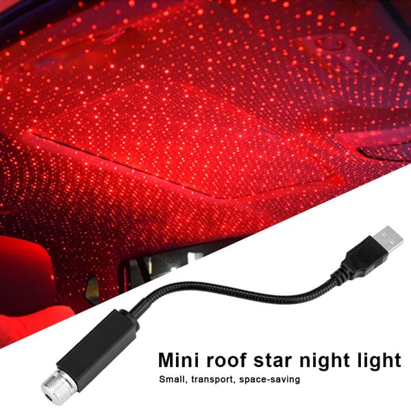 Mini USB Auton Tähtiprojektorivalo