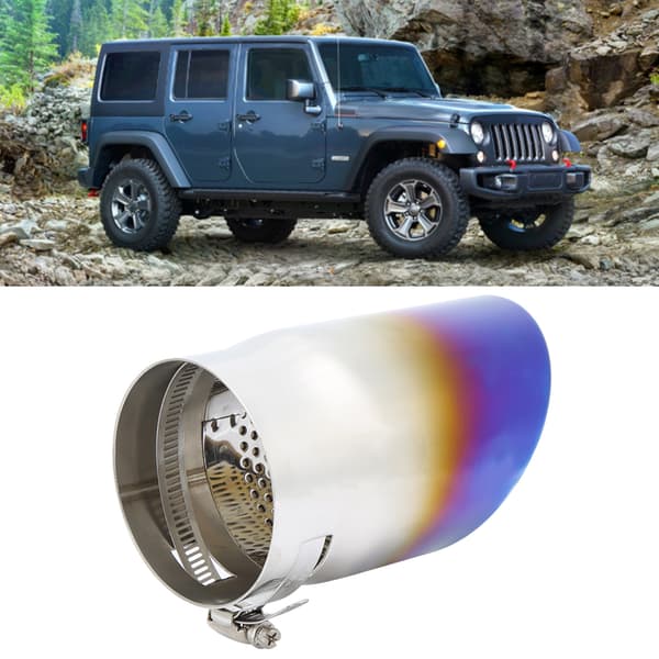 Rustfri stål udstødningsrørspids til Jeep Wrangler JL 2018 og nyere