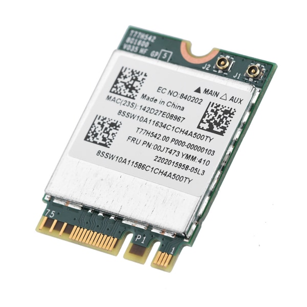 Dual Band 433Mpbs Network Langaton NGFF M2 WIFI-kortti 802.11AC Lenovolle