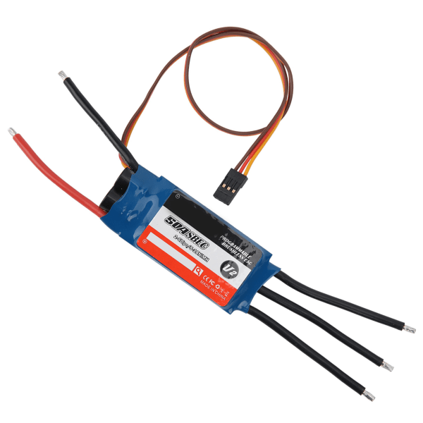 SURPASS-HOBBY 50A ESC Speed ​​Controller 2-6S 5-18NC BEC:5,5V/5A för RC Flygplan Helikopter