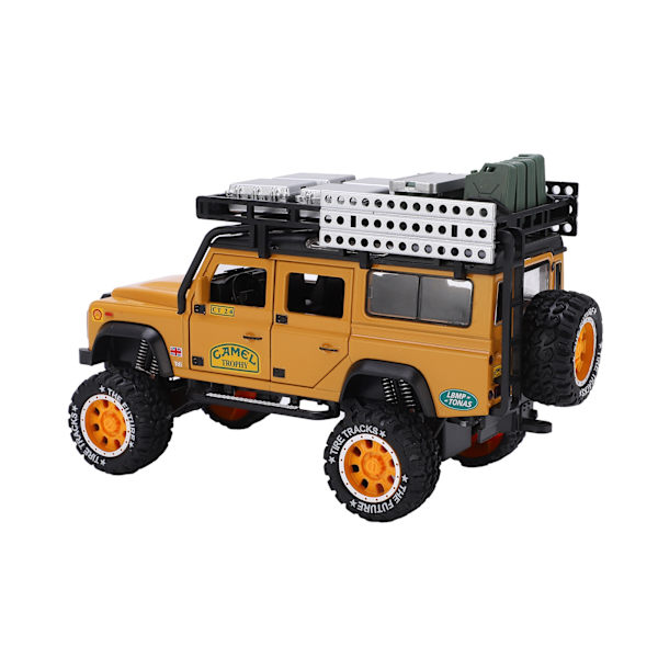 1/28 Off Road Modellbil Legering Pull Back Leksaksbil med Ljud och Ljus för Barn Pojke Flicka Present