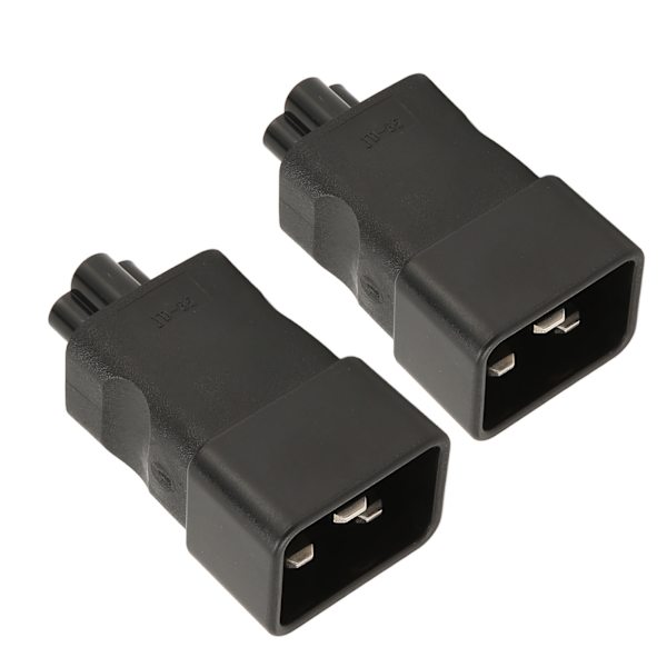 2 stk IEC320 C20 til IEC320 C6 strømadapter Professionel C20 til C6 strømstikadapter til bærbar PDU Server UPS-stik 250V