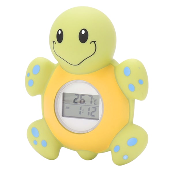 Baby Bad Termometer Smart Cartoon Söt Sköldpadda Badrum Multifunktionell Vatten Termometer