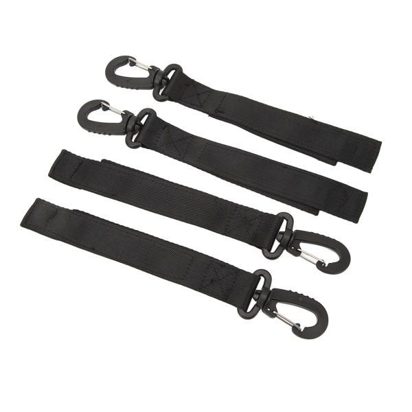 4 stk Bådpagaj Clip Justerbar Kajak Åre Snap Clip Korrosionsbestandighed Nylon Kano Paddle Holder