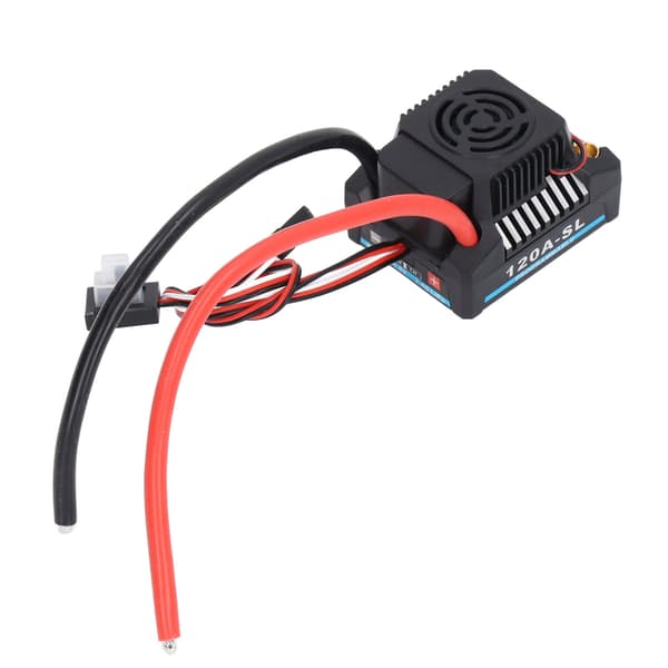 120A Børsteløs ESC Profesjonell Programmerbar Vanntett Elektrisk Hastighetskontroller for 1/8 RC Bil