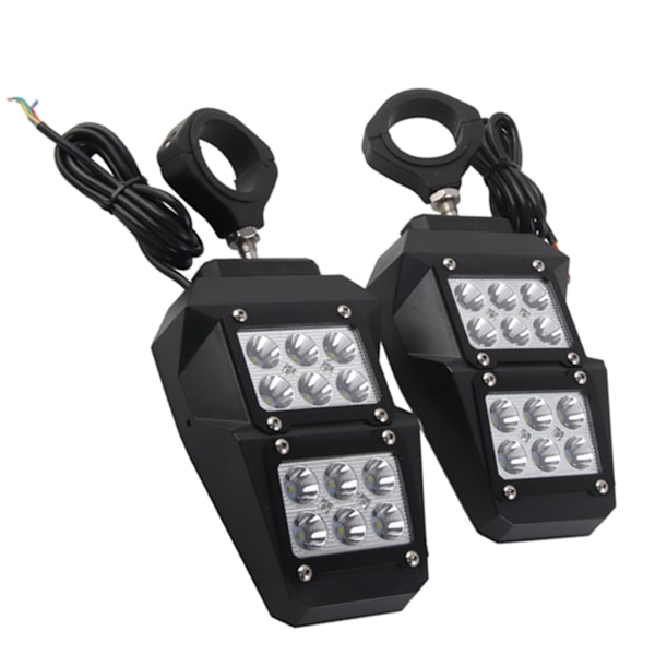 UTV Sidespeil 360 Grader Justerbart med LED-lys Passer for Polaris RZR/Ranger