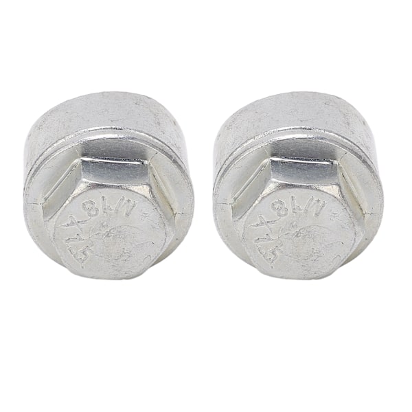 1 Par Syre-Sensor Svetsbussning M18 X 1.5mm Notchad Montering Bussning med Zinkpläterad Plugg för Bil