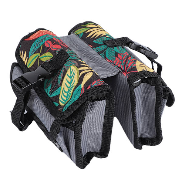 Cykel Front Frame Bag Cykel Twin Storage Top Tube Bag Pouch med reflekterende stribe