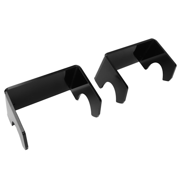 2 stk. Langt Skateboard Oppbevaringsstativ Longboard Veggmontert Holder for Soverom Stue Svart