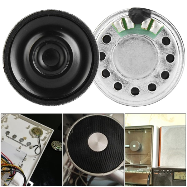 10 stk 28mm 8Ω 0,5W runde højttalerhorn Audio højttaler reparationsdele