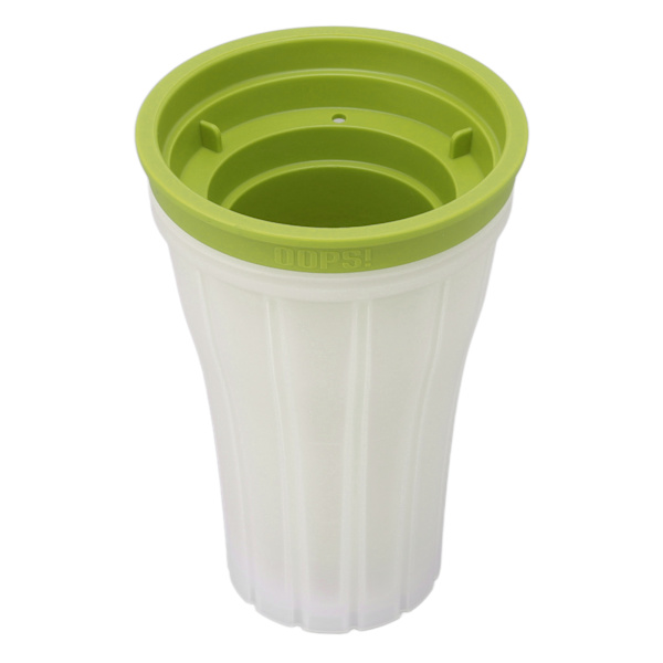 Slushie Maker Cup Quick Frozen 150ml Stor Kapacitet Drikkefremstilling med låg til sommer Grøn