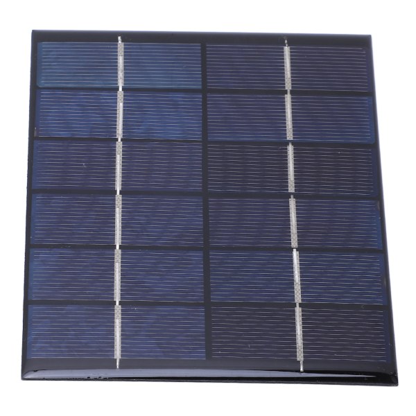 Solcellepaneloplader med høj effektivitet Monokrystallinsk silikone Vandtæt solcelleoplader 2W 6V