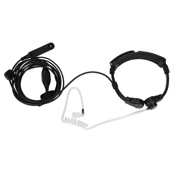 Luftakustisk rør Halsvibrasjon PTT Mic Headset for BaoFeng UV XR A 58 UV 9R Plus GT-3WP