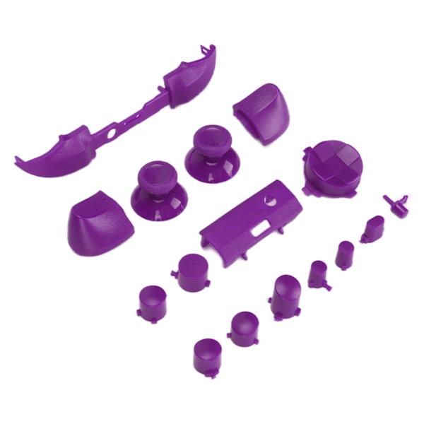 Komplett knappesett for spillkontroller, erstatningshåndtak, tilbehørssett for Xbox Series X - Lilla