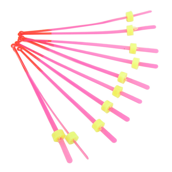 10 st Isfiske Spötopp ABS Mini Toppsektion Fiskeredskap Förlängningsstång för Vinterfiske 12cm