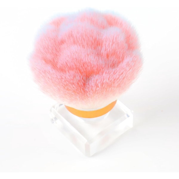 Pink Nail Dust Brush - Manikyrsminkverktyg för borttagning av akrylnagelpulver