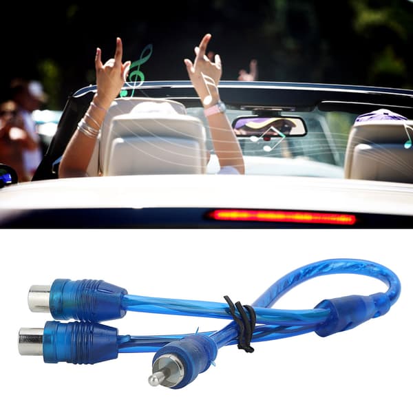 Mann til 2 Kvinnelig Lyd Splitter Kabel Adapter 0.3 M