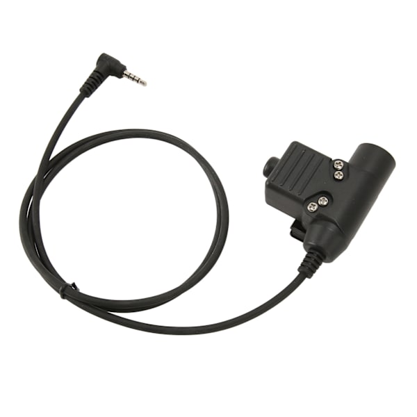 U94 3,5 mm stik til VX 1R VX 2R FT 50 FT 60 VX 10 VX 14 VX 410 Håndfri kommunikere 3,5 mm headsetadapter med klip