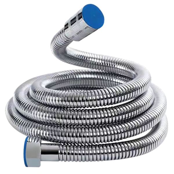Upgraded 3-layer stainless steel shower pipe, anti-kink and leak-proof, high pressure resistant, easy to DIY replacement
