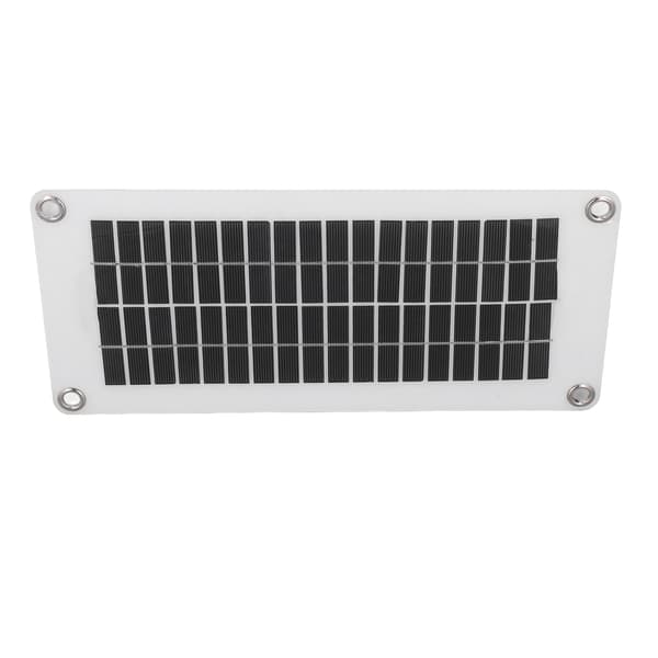 Bærbar solcelleoplader med indbygget intelligent controller 10W 12V til bil og autocamper