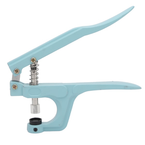 Genomföring Maskin Handpress ansträngning Sparande aluminium Enkel hantering Genomföring Öljet verktygssats för Punch Craft DIY Blue