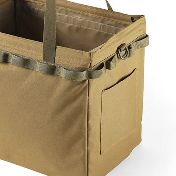 Camping Oppbevaringspose Stor Kapasitet Multifunksjonell Sammenleggbar Utility Tote Bag for Piknik Reise Bil Khaki