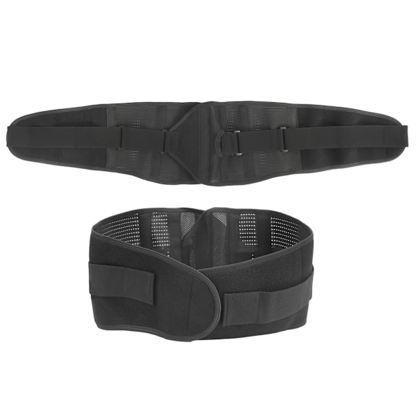 Andningsbart Mesh Stöd Träningsbälte Justerbart midjeband Fitness Midjeskydd L Storlek