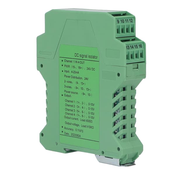 DC strømsignalisolator 1 ind 4 ud PLC-senderkonditioner til printkort 0-10V