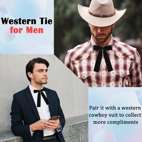 Western slips til mænd og kvinder, sorte uniformsskjorter med fløjlsbånd i oberststil - Black