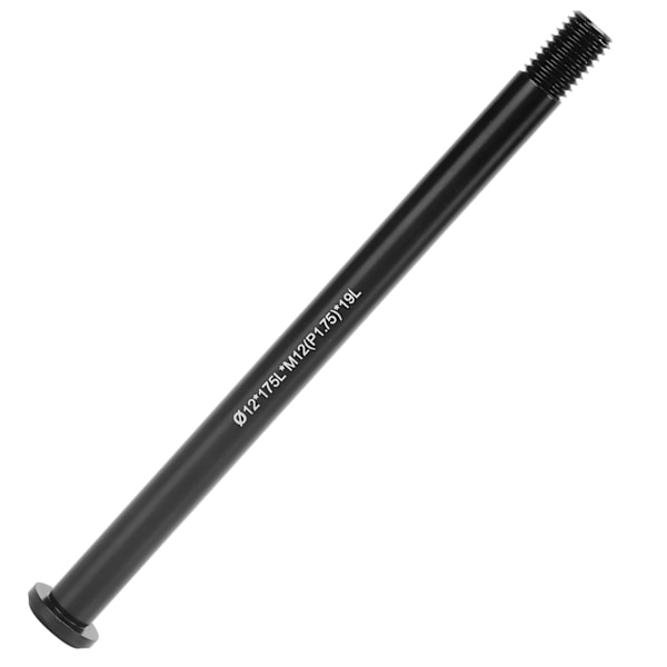 Landevejscykelnav Røraksel Cykel Aluminiumslegering Hulnavaksel, cykeltilbehørΦ12x175LxM12(P1,75)x19L