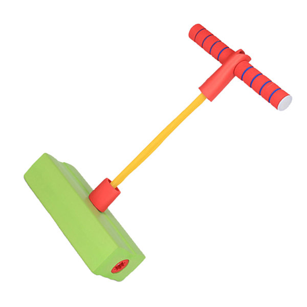 Skum Pogo Stick Fremmer Voksende Motion Balance Let at Gribe Udendørs Hoppelegetøj til Børn Grøn