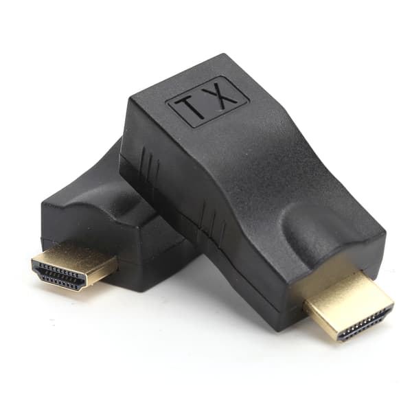 HDMI til RJ45 Adapter Extender Netværksstik Cat5e Cat6