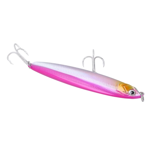 Simulation Hard Bait 24g Minnow Lure Swimbaits Ruosteenkestävä 2 koukulla Long Shot -merivesivenekalastukseen #3