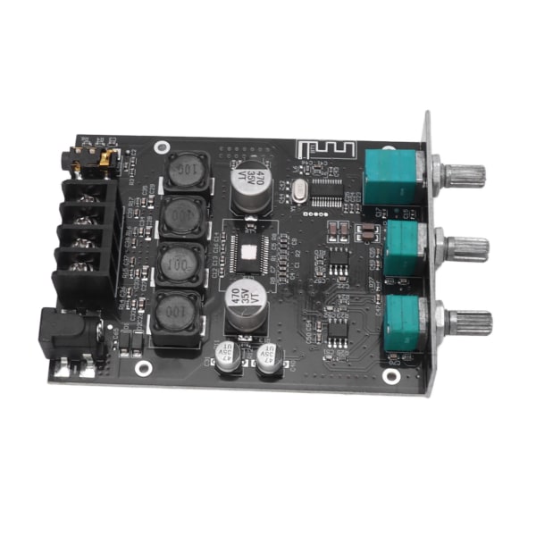 Bluetooth 5.0 lydforsterkermodul Diskant Basskontroll Power AMP Board for passiv høyttaler 50W+50W DC9‑24V