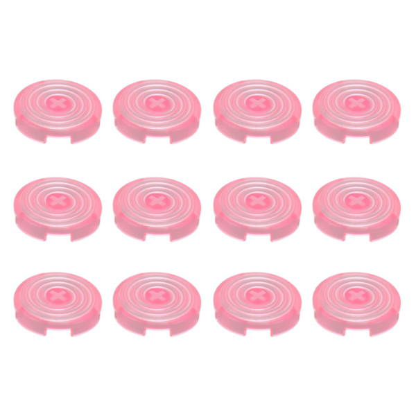 12 stk arkadeknappdeksel Bytt ut mekanisk trykknappdeksel for Kailh for Cherry for TTC for Akko for Glorious Switches Rosa