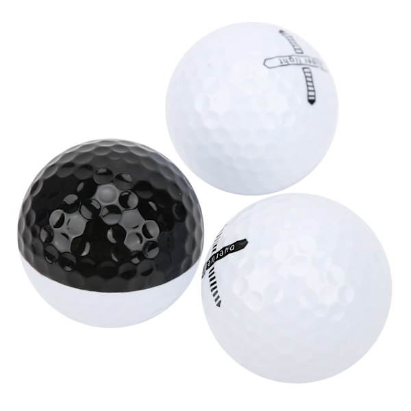 3 kpl Kumigolfpallot Driving Range Harjoituspallot Golfmailan aputarvikkeet