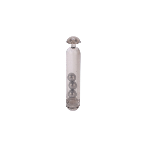 Fiske lokke agn Rangler Sett inn Tube Rangler Shake Tiltrekk Flue Plast Fiskelyd BarTransparent Svart
