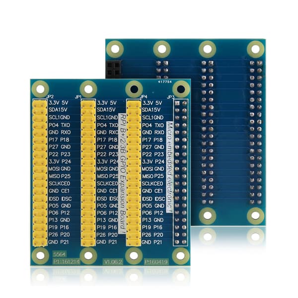 GPIO Utvidelseskort 1 til 3 Port 40 Pin Moduladapter for Raspberry Pi 2