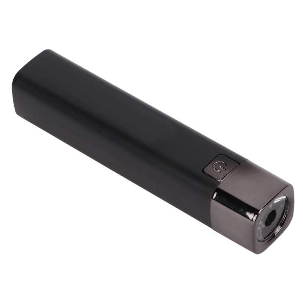 Ladattava Superkirkas Taskulamppu Mini USB Sähkötaskulamppu Virtapankkitoiminnolla Ulkoiluun Musta