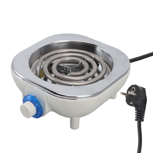 Bärbar elektrisk spis 500W Enkel drift Säker Bred applikation Bärbar elektrisk brännare EU-kontakt 220 till 240V