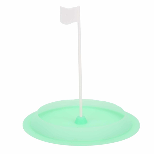 Golf Putter Practice Silikon Disc Hole Putting Cup inomhus med Plast Target Flagga
