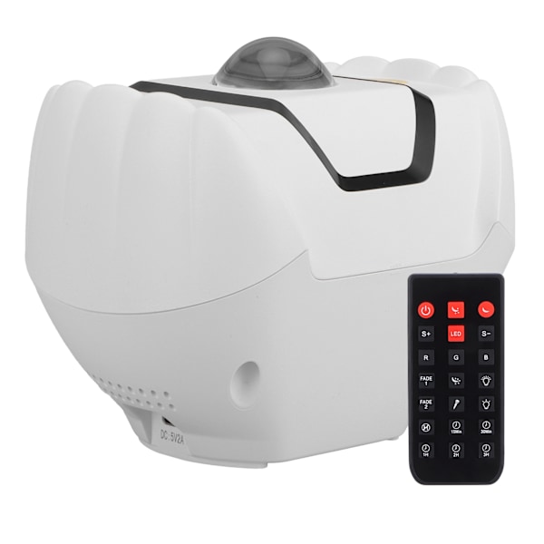 Stjerneprojektor LED-projektorlampe med fjernkontroll for KTV-fest diskotek soverom EU-plugg 100‑240V