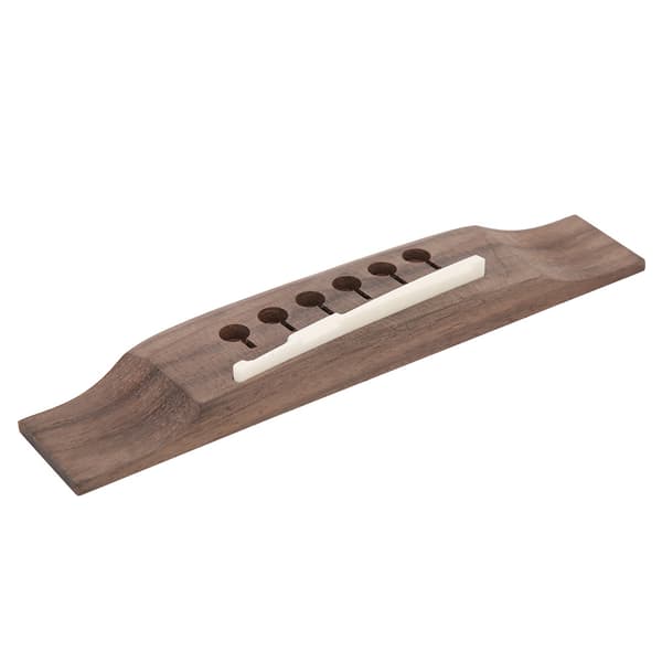 Rosewood Bridge Bone Nut Saddle 6 stk. strengpinne akustisk gitartilbehør (palisanderfarge)
