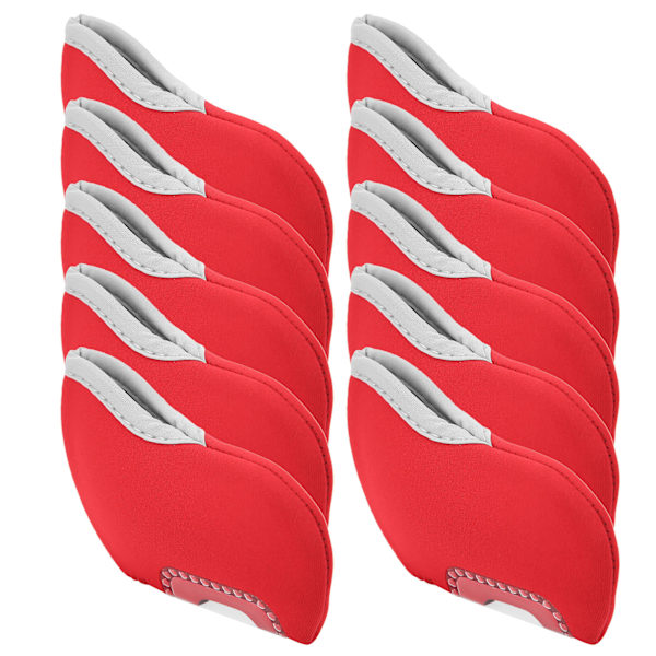 10 kpl Golf Putterin cover Iron Club Näkyvä ikkuna Kannet Putter Protector Red