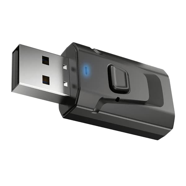 4 i 1 USB Bluetooth 5.0 Mottaker Klar Lydkvalitet Plug and Play Stabil Overføring Lydadapter