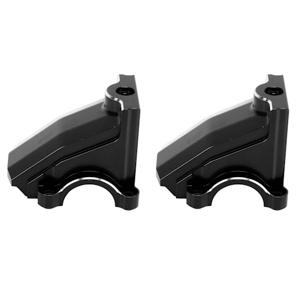 2 kpl RC-auton vaihteiston kotelon korvaus TRAXXAS 1/5 RC-autolle Alumiiniseos Etu Taka Universaali Differentiaalikansi Musta