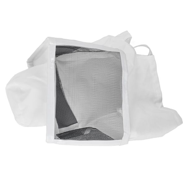 Bihattraktion Design Andningsbar Mesh Vit Kant Biodlare Cowboyhatt För Biodling Jakt Vandring