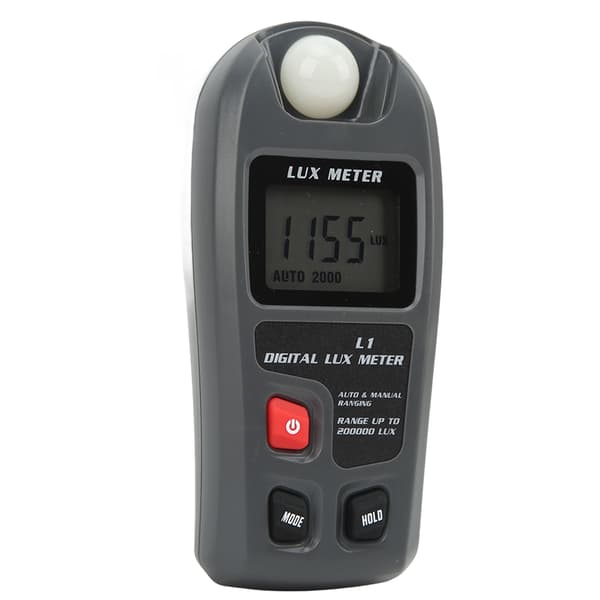 Digital lysmåler belysningstester Luxmeter Illuminometer Automatisk nedlukning LCD-skærm