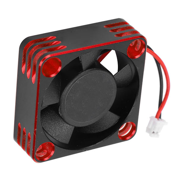 SURPASSHOBBY Elmotor Køleblæser 30x30mm 28000RPM 58V Passer til 1/10 1/12 1/8 RC bil (sort rød)